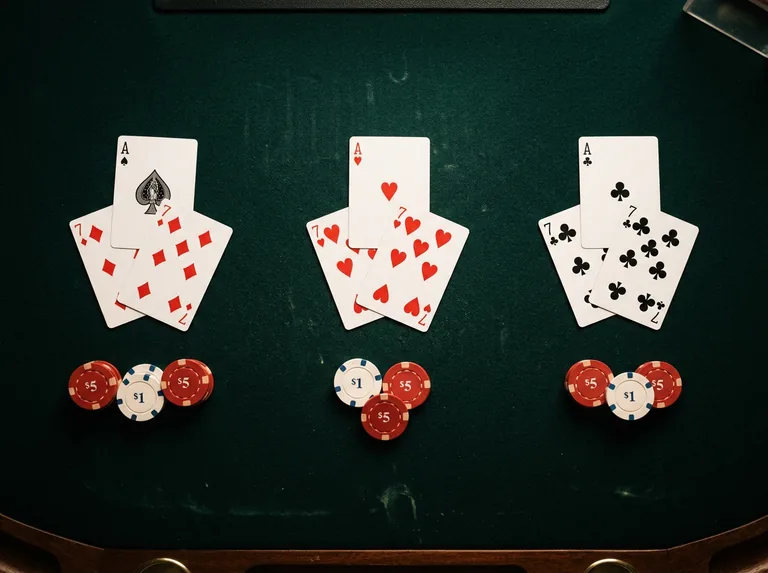 Multi-Hand Blackjack by JILI dealing three simultaneous blackjack hands